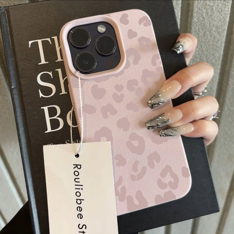 Pink Leopard Print Lichee Patt - Phone Cases Pink avis et prix