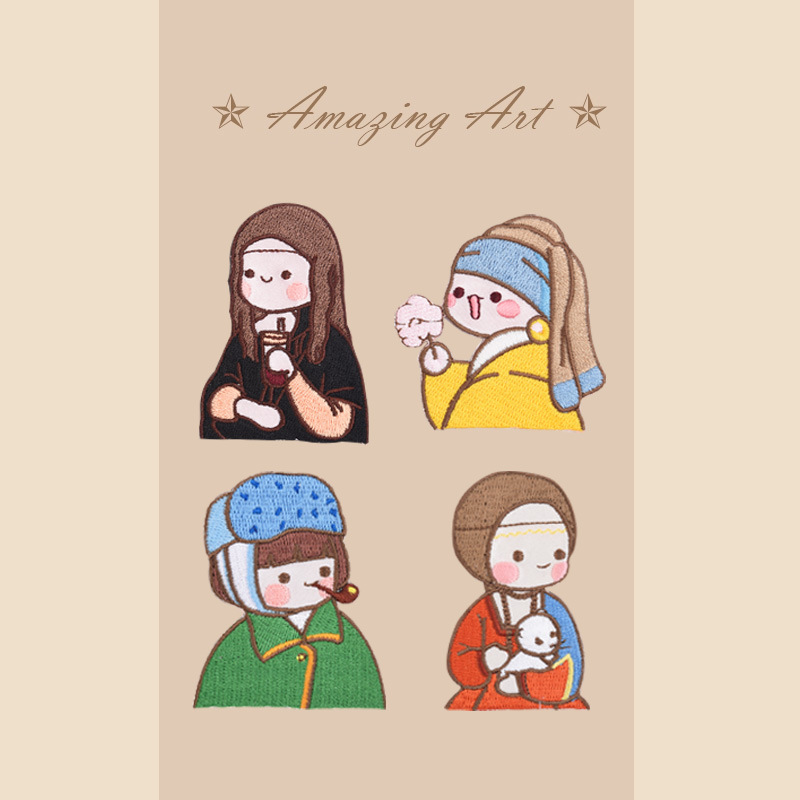 1 PC Cartoon Girl Embroidery P - Phone Cases Eco Friendly avis et prix