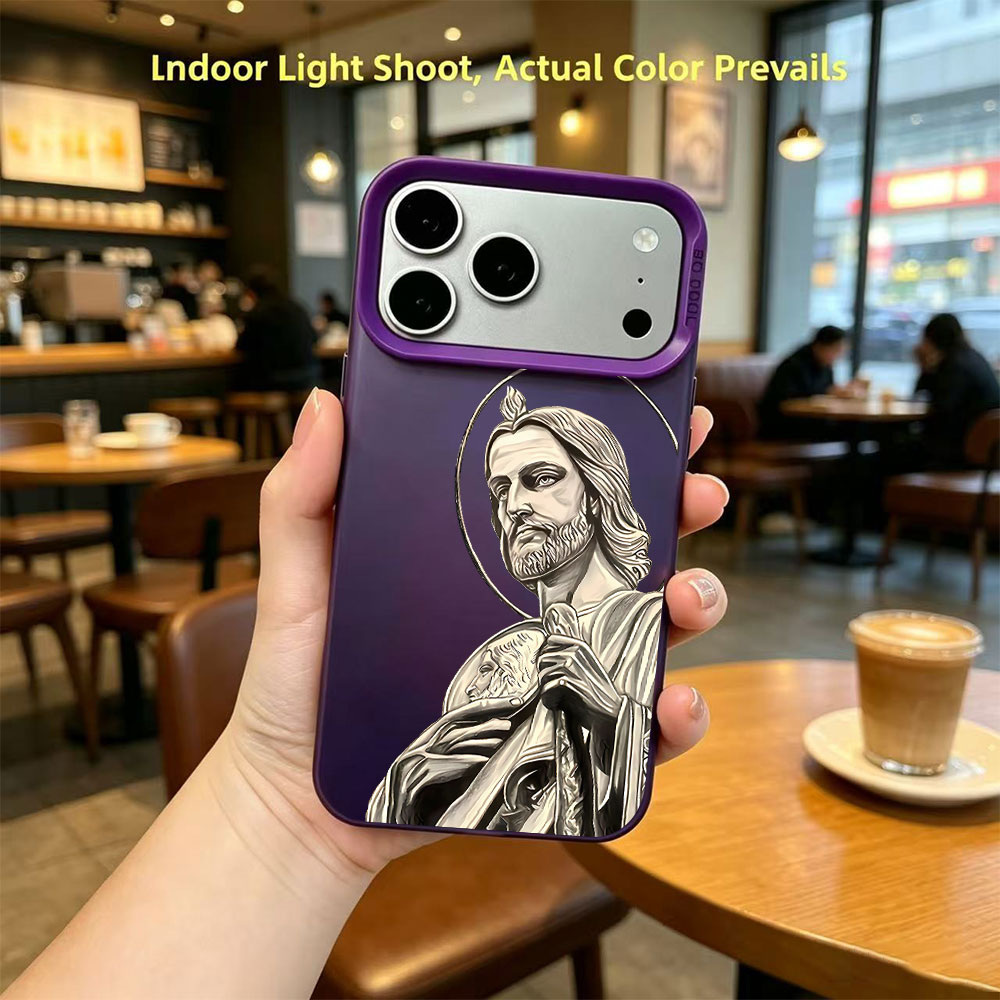 San Judas Tadeo Pattern Design - Phone Cases For Iphone 15 avis et prix