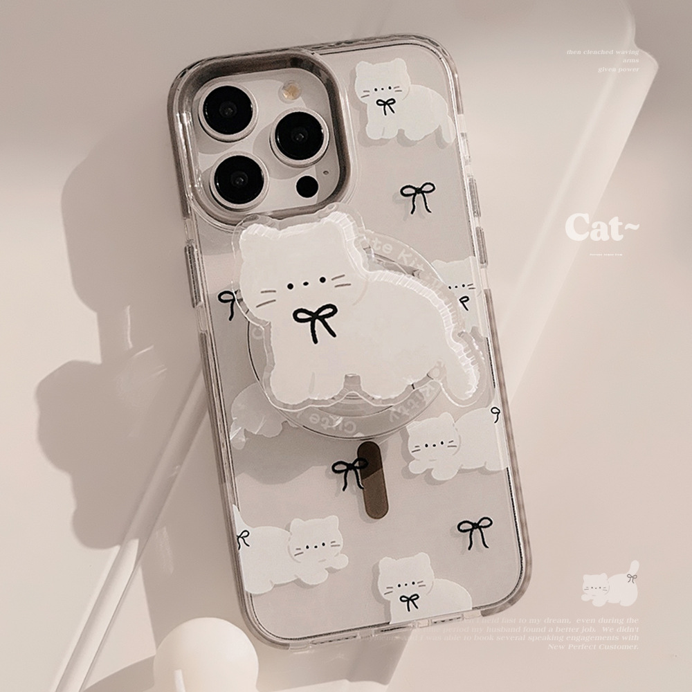 Korean Cartoon White Kitten Ma - Phone Cases Girly avis et prix