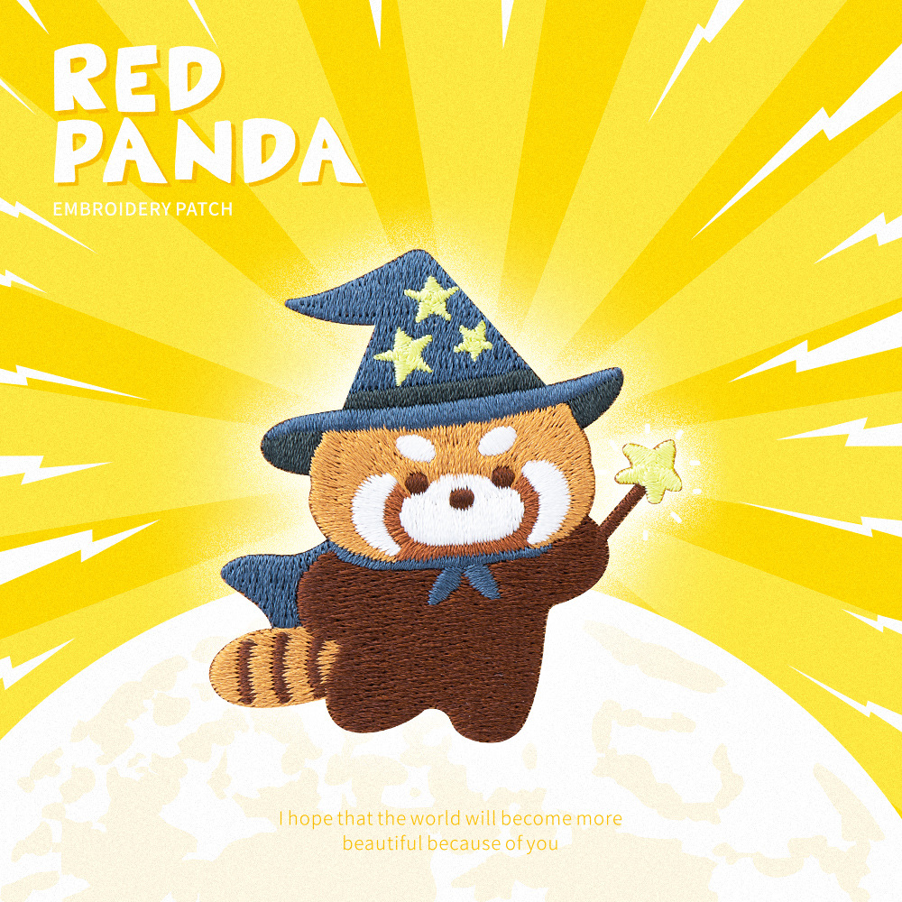 Cute Red Panda Embroidery Patc - Phone Cases Eco Friendly avis et prix