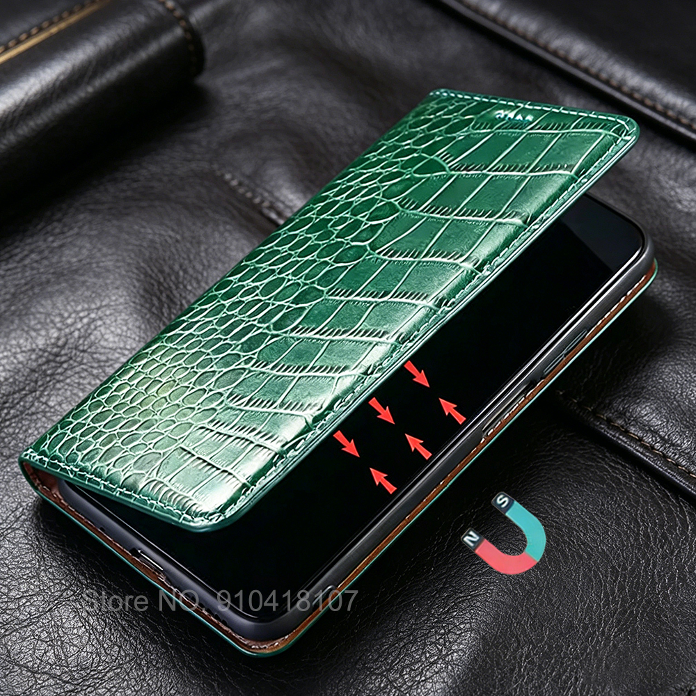 Luxury Genuine Leather Case Fo - Phone Cases Eu avis et prix