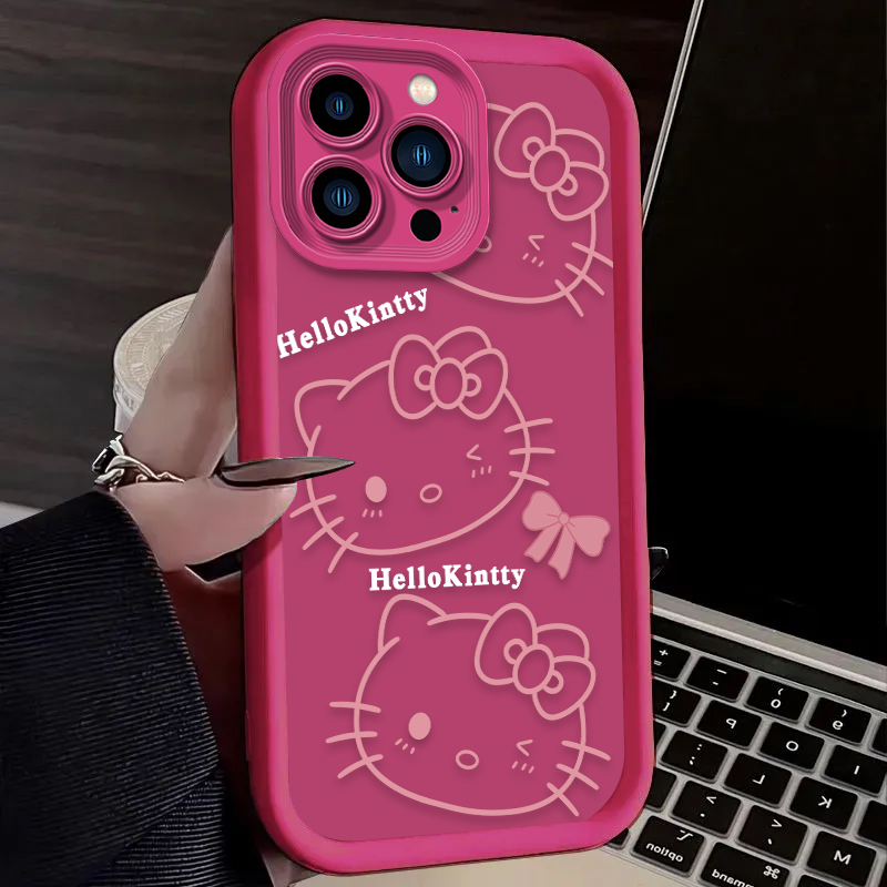 Pink Cute Hello Kitty Case for - Phone Cases Pink avis et prix