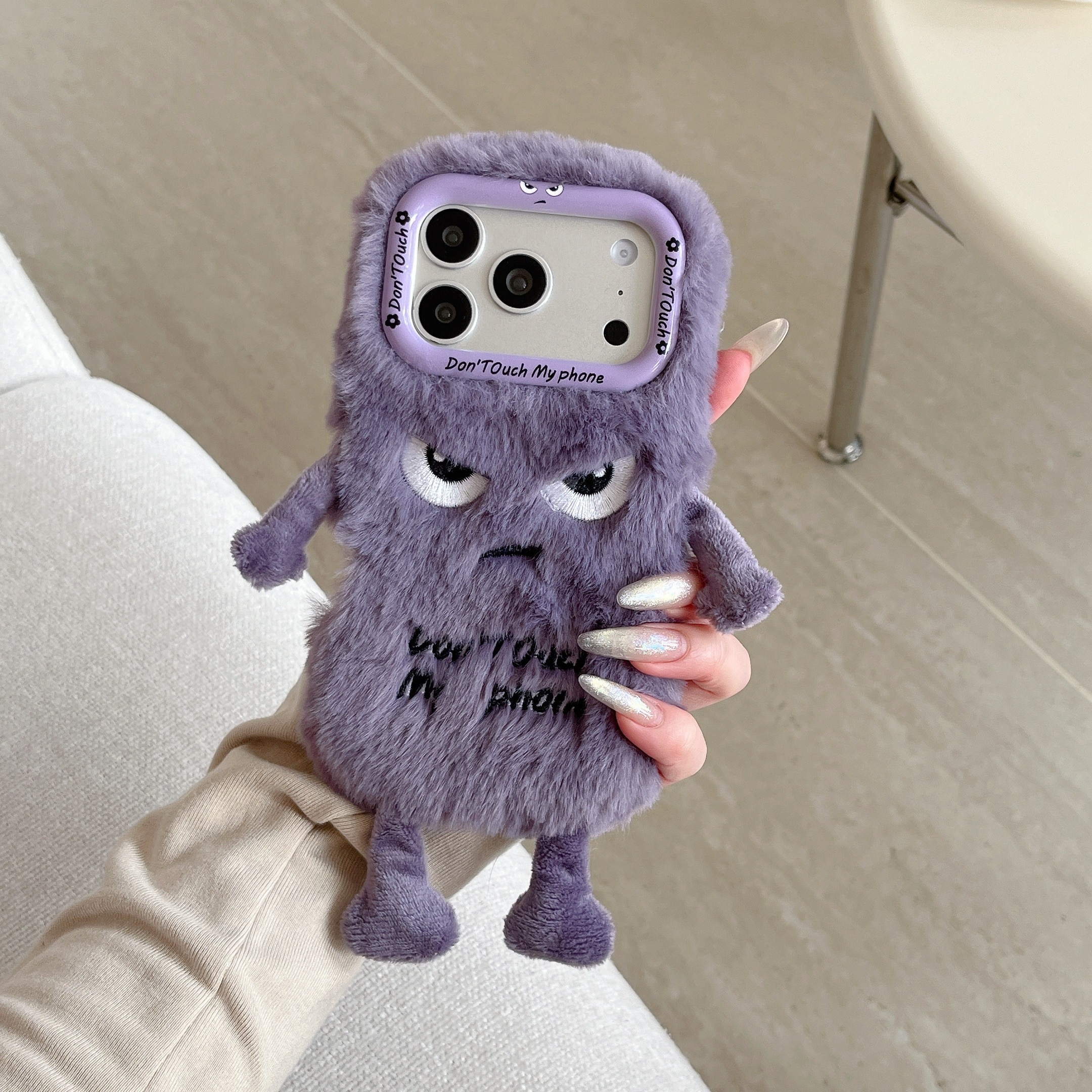 Cute Plush Phone Case with Qui - Phone Cases For Iphone 15 avis et prix