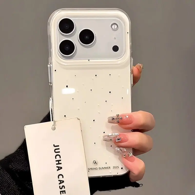 Korean INS Splashing Ink Polka - Phone Cases Girly avis et prix