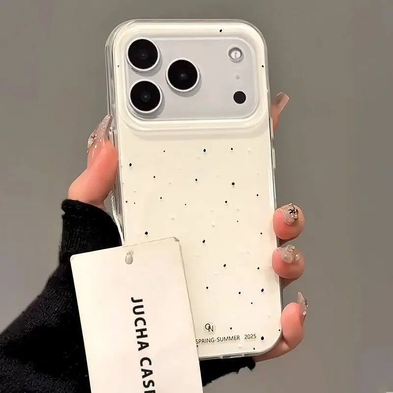 Korean INS Splashing Ink Polka - Phone Cases Girly avis et prix