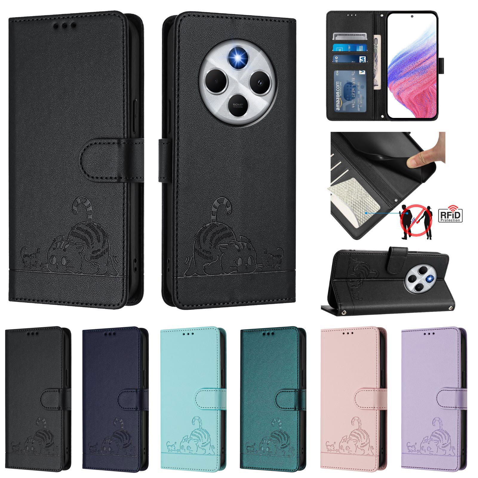 Luxury Wallet Flip Magnetic Le - Phone Cases Eu avis et prix