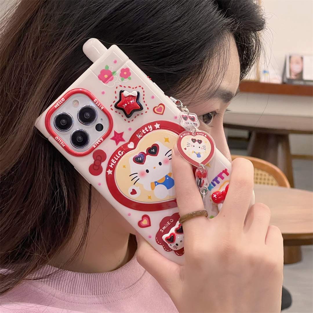 3D Cartoon Kuromi Cute Pink He - Phone Cases Girly avis et prix