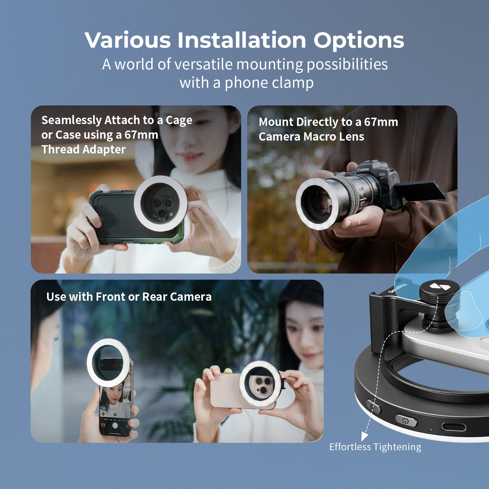 SmallRig Vibe P30 67mm Ring LE - Phone Cases Video avis et prix