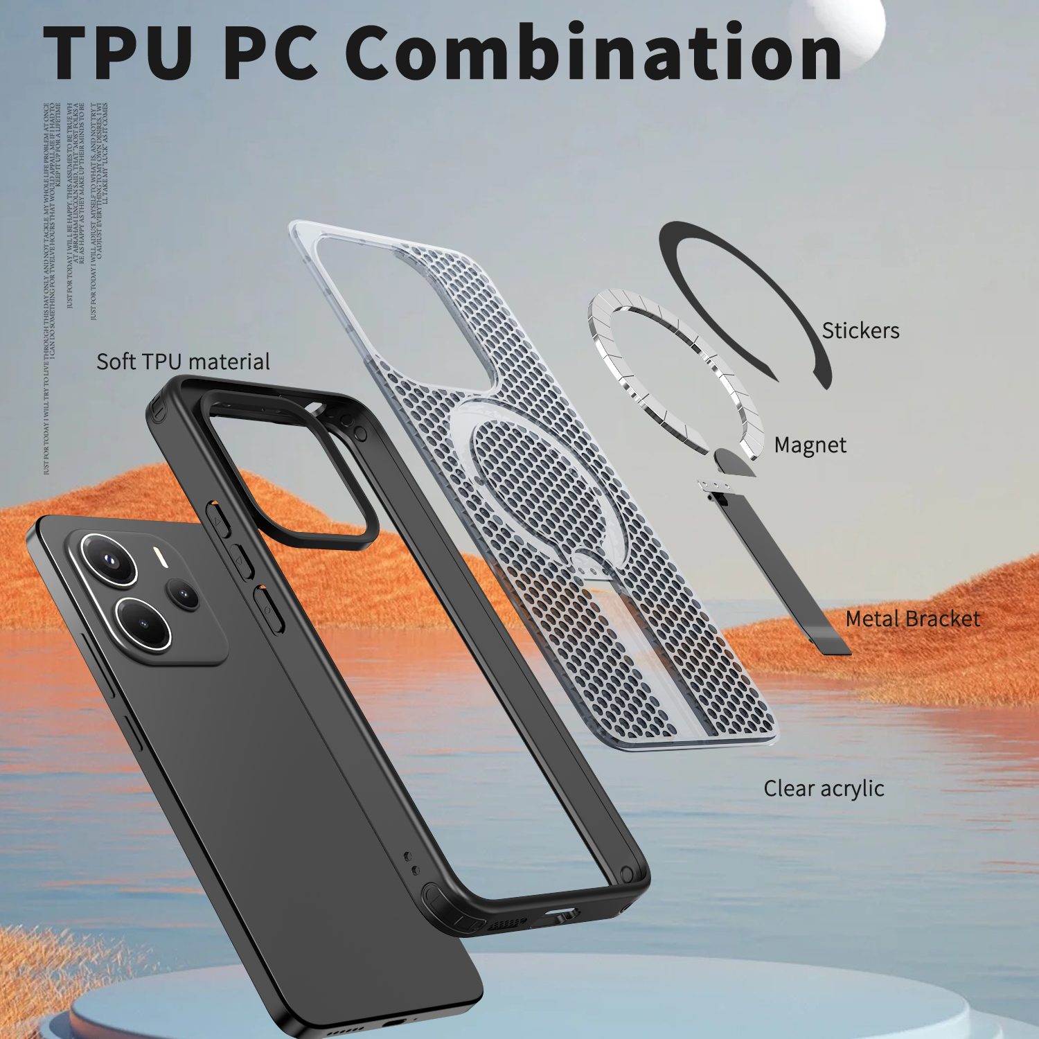 Anti-fall Cooling Hole Design  - Phone Cases Eu avis et prix