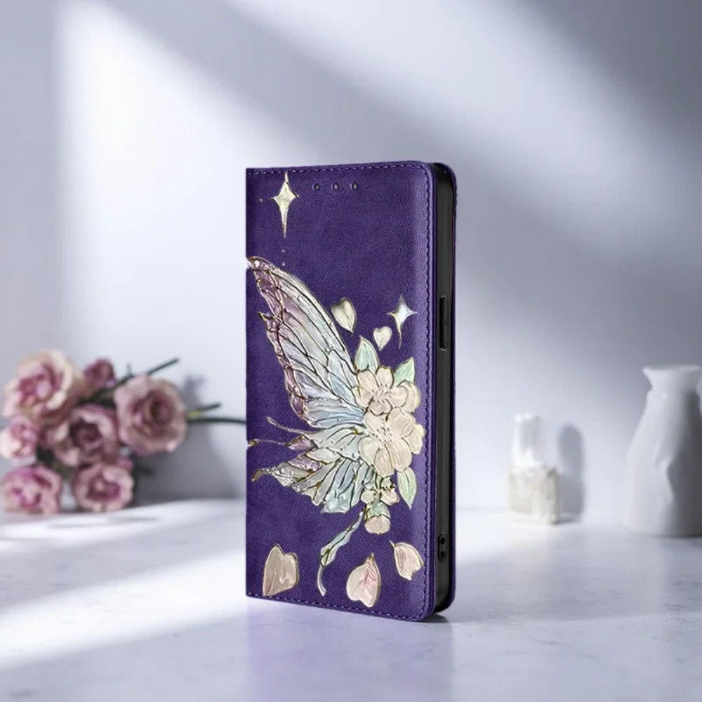 Painted Magnetic Flip Leather  - Phone Cases Galaxy S23 avis et prix