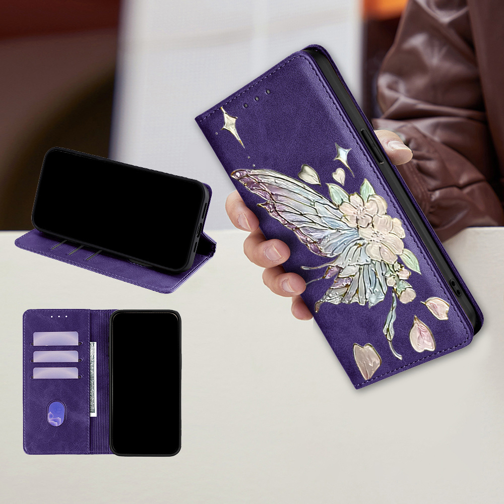 Painted Magnetic Flip Leather  - Phone Cases Galaxy S23 avis et prix