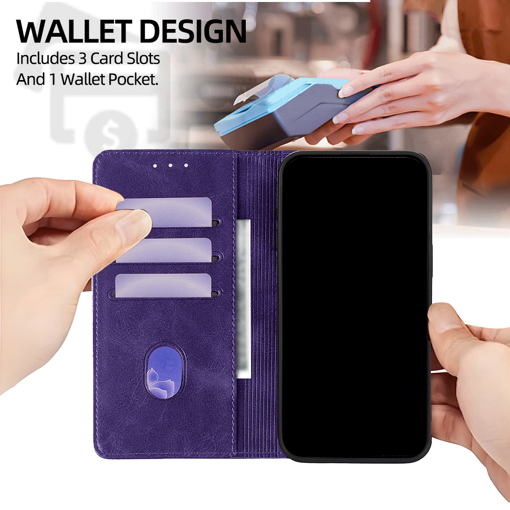 Painted Magnetic Flip Leather  - Phone Cases Galaxy S23 avis et prix